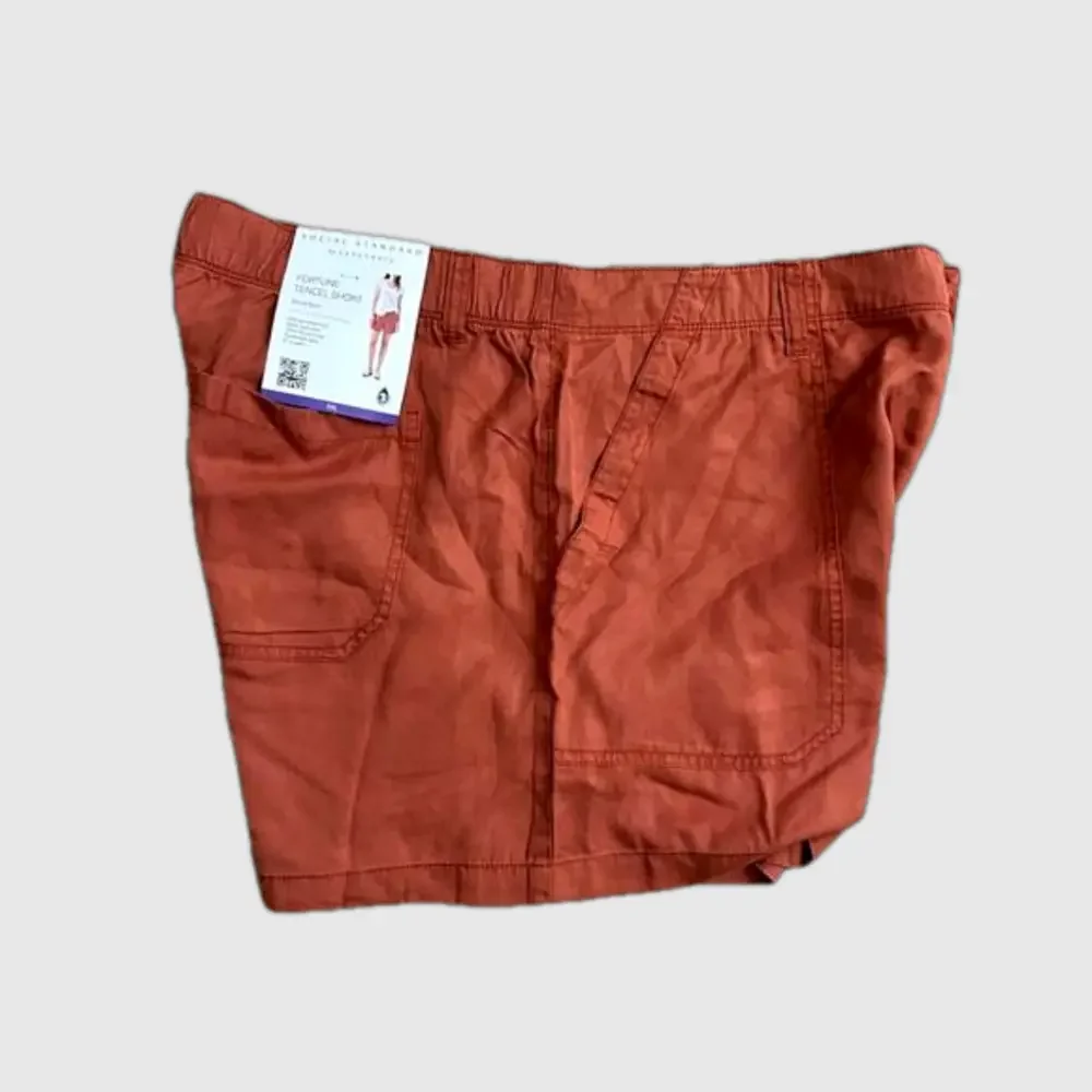 Social Standard by Sanctuary 4” Mid Rise Fortune Tencel Short Red Clay XXL